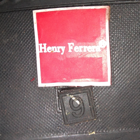 Henry Ferrera Rain Boot, Waterproof, Black & White Houndstooth, Size 9, … - Picture 11 of 11